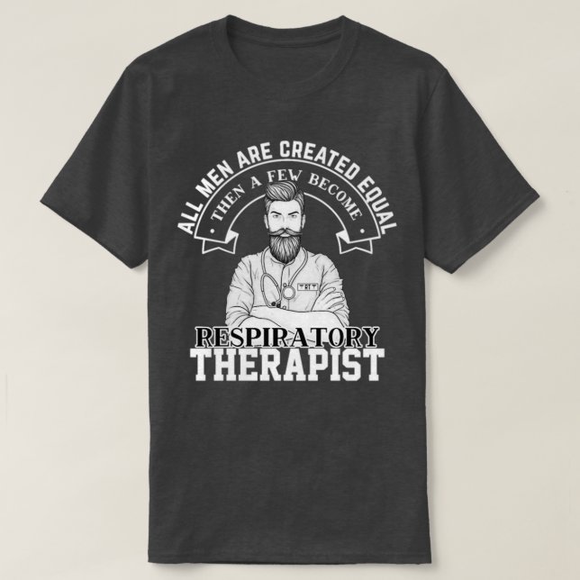 All men created equal became beard T-Shirt (Design Front)