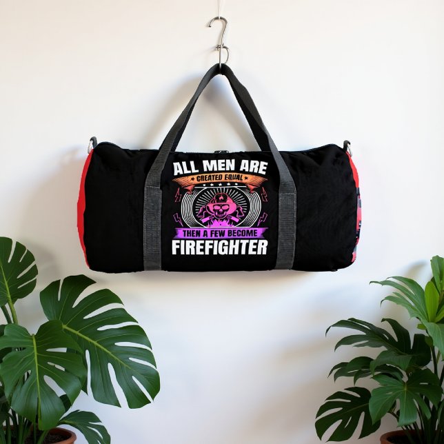 All Men Created Equal Firefighter Duffle Bag (Creator Uploaded)