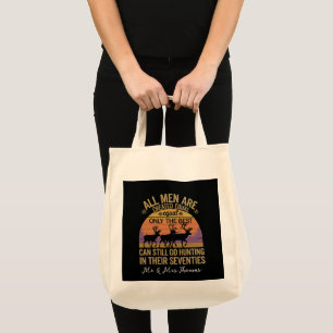All Men Equal Go Hunting Seventies Outdoor Sunset Tote Bag