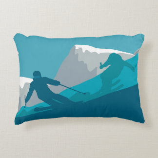 All Mountain Skiing  Decorative Cushion