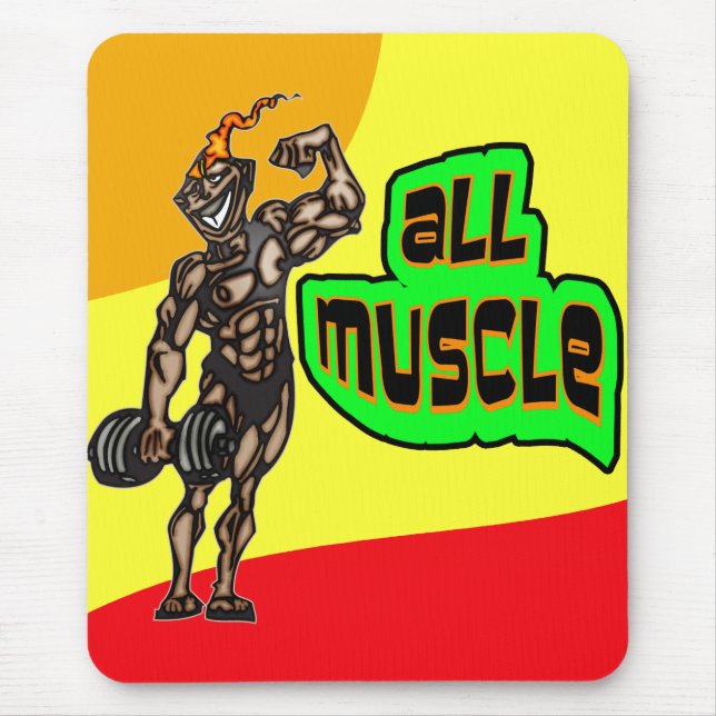All Muscle Mouse Pad (Front)