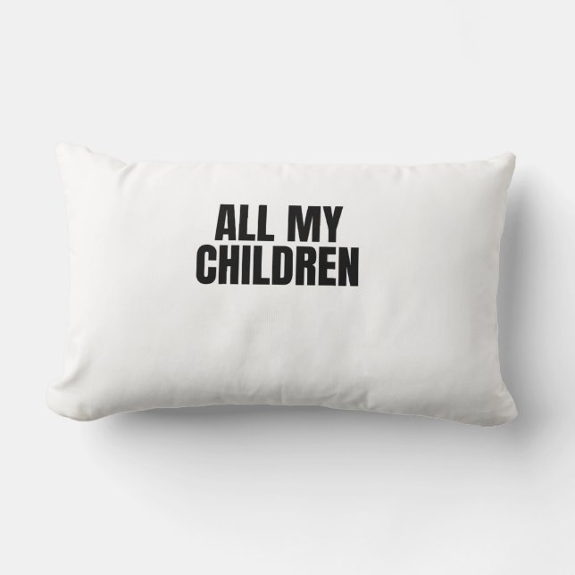 All My Children Soap Opera Lumbar Cushion (Front)