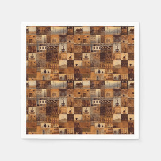 All My Coffee Patchwork Quilt Pattern No4 Napkin