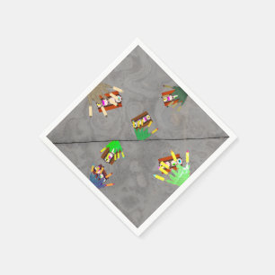 All my Friends are Zombies Paper Napkins