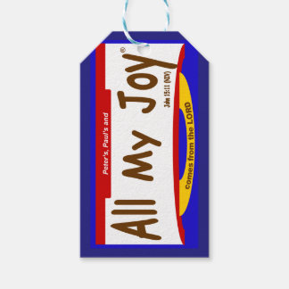 All My Joy Lord Gift Tag/Mini-Card Tags