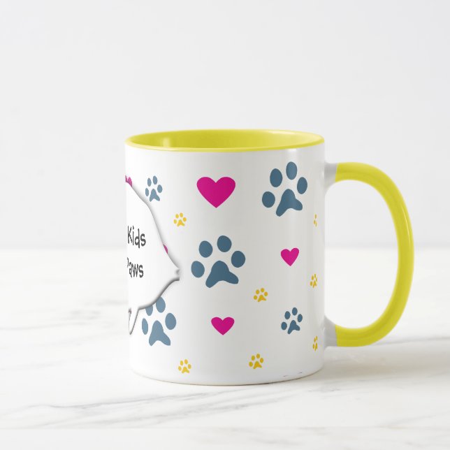 All My Kids-Children Have Paws Mug (Right)