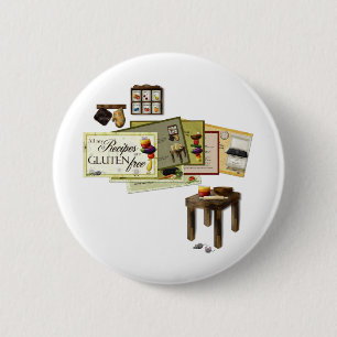 All My Recipes are Gluten Free 6 Cm Round Badge