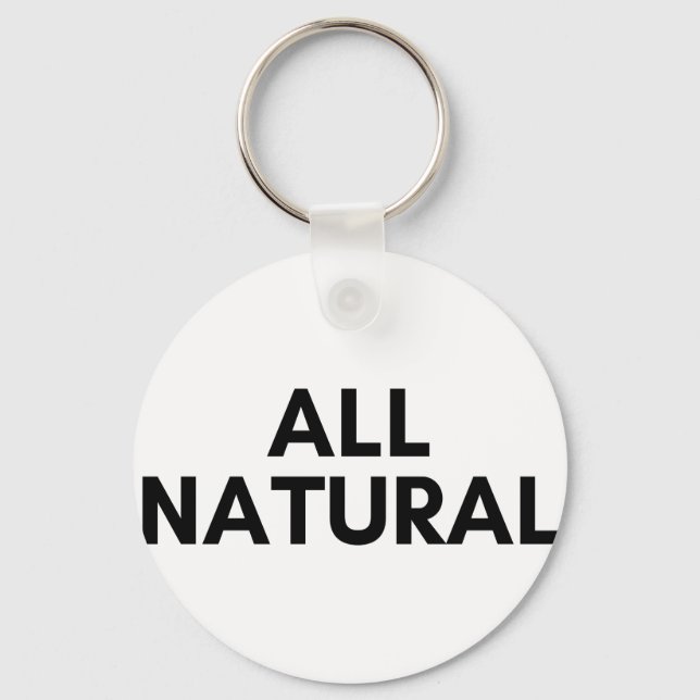 all natural key ring (Front)