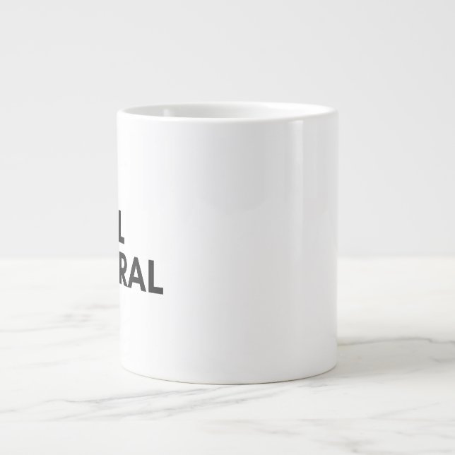 all natural large coffee mug (Front)