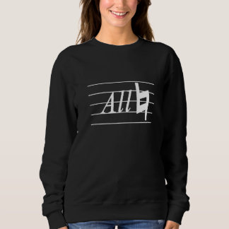All Natural Musicians Composers Punny Sweatshirt