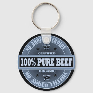 All Natural No Steroids Key Ring