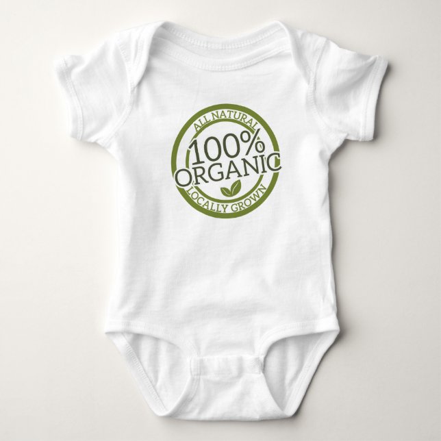 All Natural - Organic Baby Bodysuit (Front)