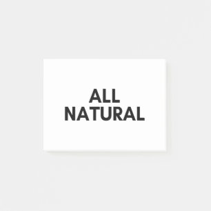 all natural post-it notes