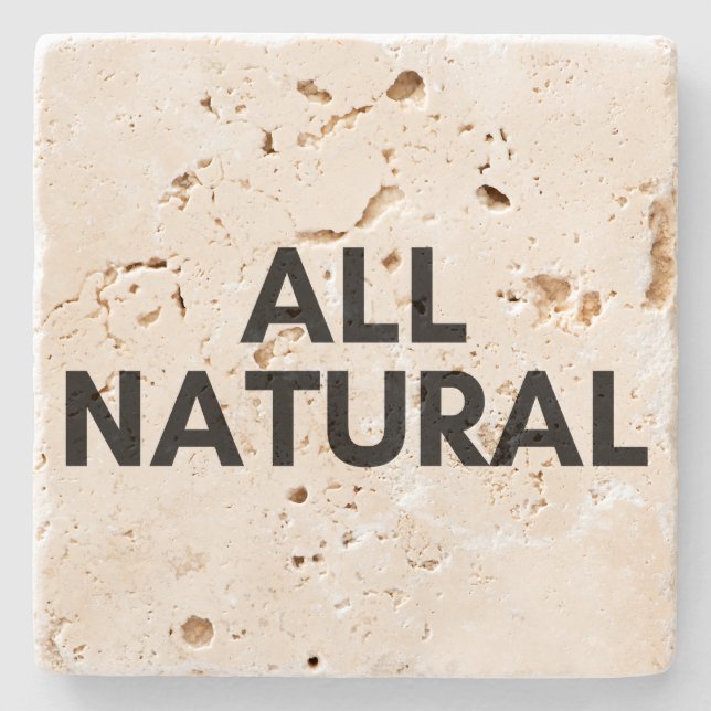 all natural stone coaster (Front)