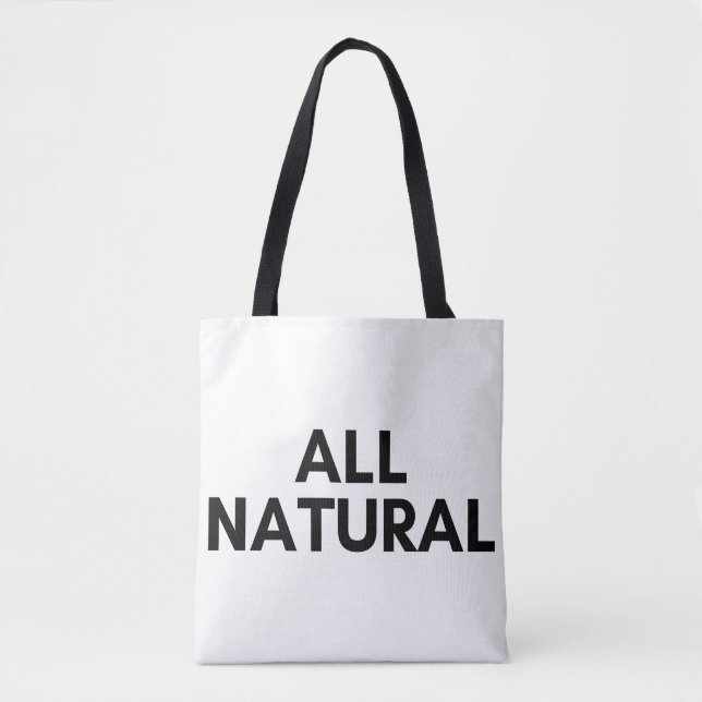 all natural tote bag (Front)