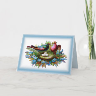 All Ocassion  Birdnest  Thank You Note Card