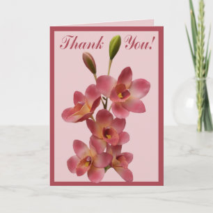 All Ocassion  Flower  Thank You Note Card
