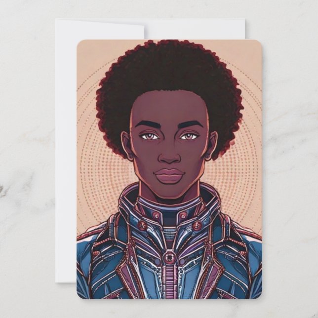 All Occasion Afrofuturism Invitation 5" x 7" (Front)