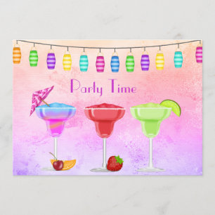 ALL OCCASION BEACH COCKTAIL PASTEL PARTY INVITATION