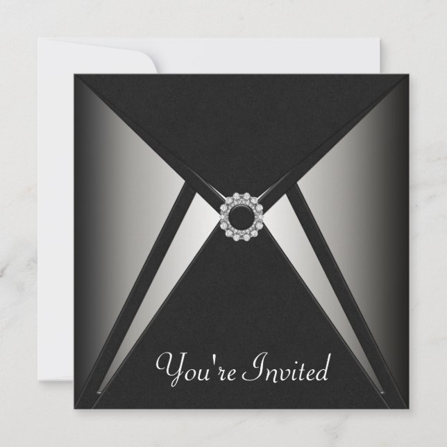 All Occasion Black Elegant Party Template (Front)