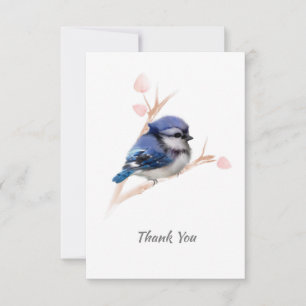 All Occasion Blue Jay Bird Thank You Card