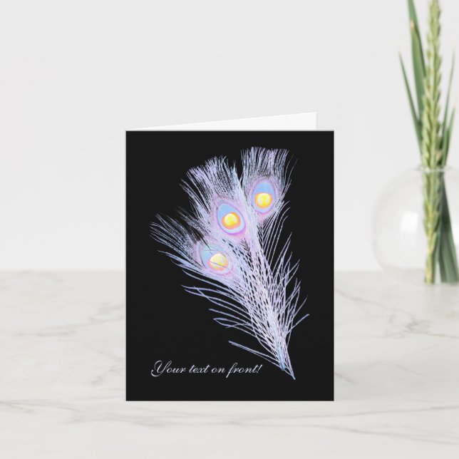 All Occasion Custom Greeting Thank You Note Card (Front)