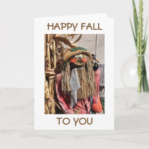 ALL OCCASION FALL/AUTUMN HOLIDAY/BIRTHDAY CARD