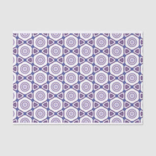 All occasion geometric purple tissue paper