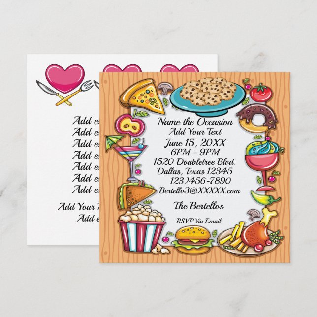 All Occasion Invitation - See Back (Front/Back)