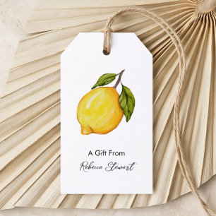 All Occasion Lemon A Gift From Personalised Custom Tags