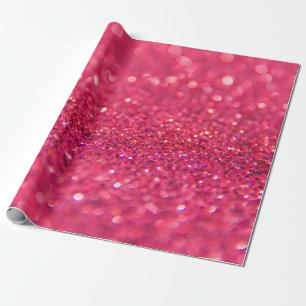 All Occasion Pink Glitter Design Wrapping Paper