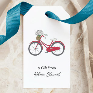 All Occasion Red Bike A Gift From Personalised Tags