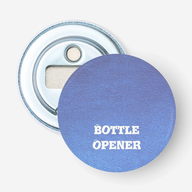 All Occasion Template TEXT NAME GREETING PHOTO fun Bottle Opener (Front)