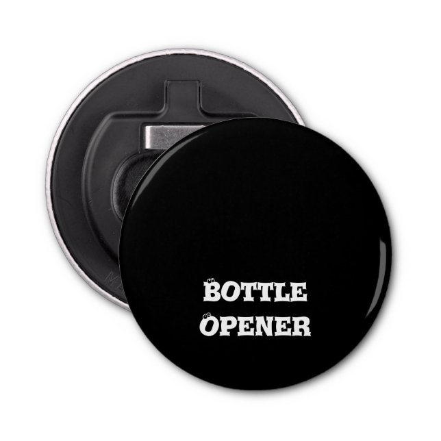 All Occasion Template TEXT NAME GREETING PHOTO fun Bottle Opener (Front)