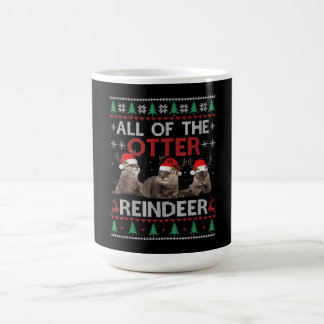 All Of Otter Reindeer Christmas Ugly Sweater Coffee Mug
