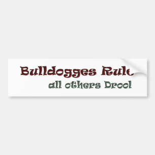 all others drool bumper sticker