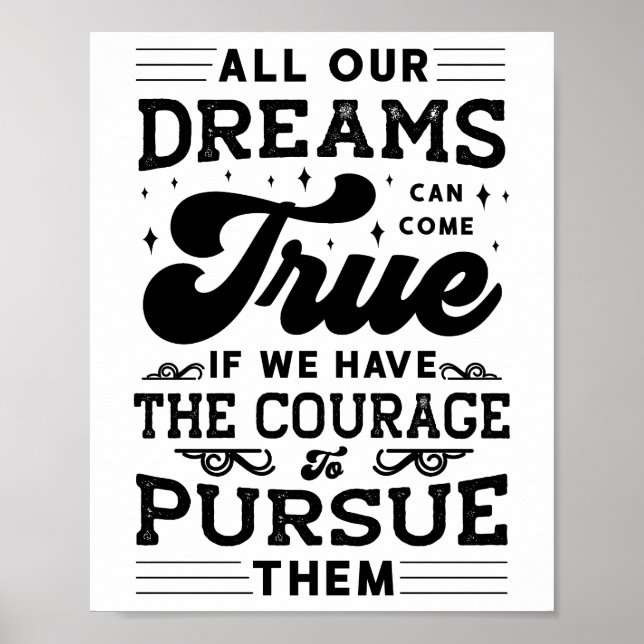 All our dreams can come true poster (Front)