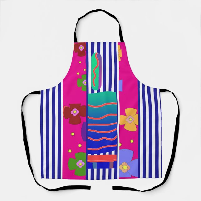 All Over All Purpose Colourful  Apron (Front)