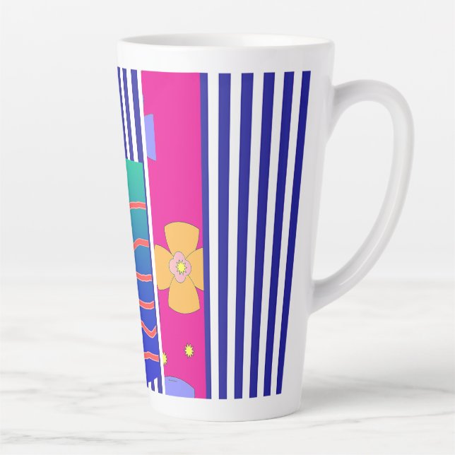 All Over All Purpose Colourful  Latte Mug (Right)
