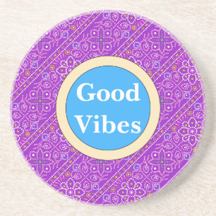 all over bandhni coaster