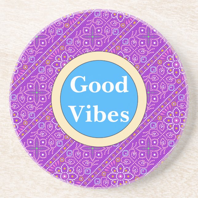 all over bandhni coaster (Front)
