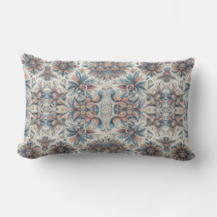 All Over Floral Design Lumbar Cushion