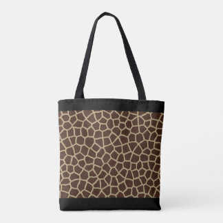 All-Over Giraffe Print Tote Bag