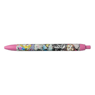 all over it black ink pen