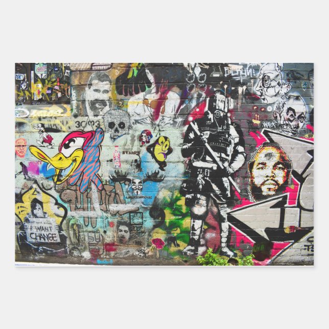 all over it wrapping paper sheet (Front)