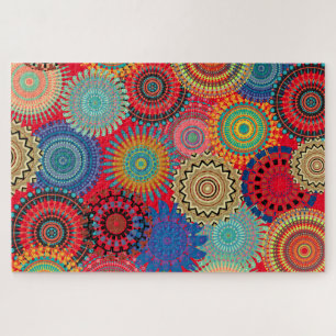 All Over Mandela Design Jigsaw Puzzle