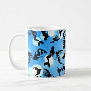 All Over Mermaids Mermaid Bubble Cup Mug
