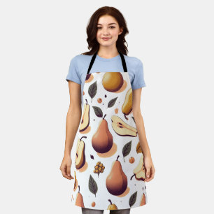 All Over Pears Pattern  Apron