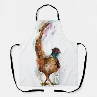 All-Over Pheasant Print Apron