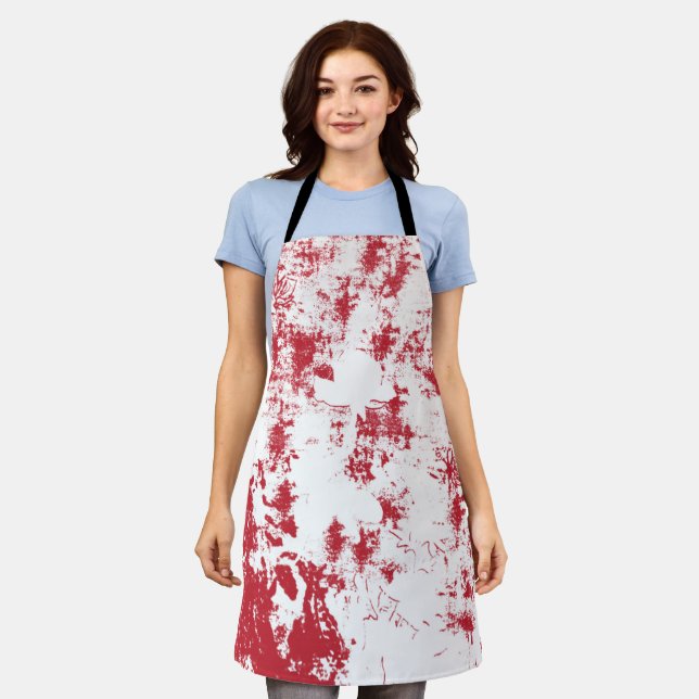 All-Over Print Apron (Worn)